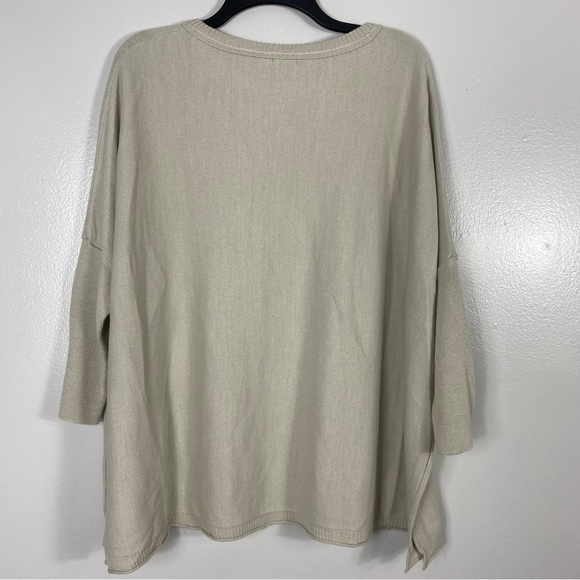 Mersea Catalina sweater in sand One Size - Picture 4 of 12